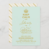 静保かなシャワーザブライドブライダルシャワー招待状 招待状 (正面/裏面)