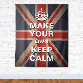 静保かなテンプレート-ヴィンテージユニオンジャックタペストリー タペストリー