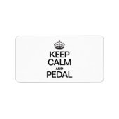 静保かなペダル ラベル (正面)