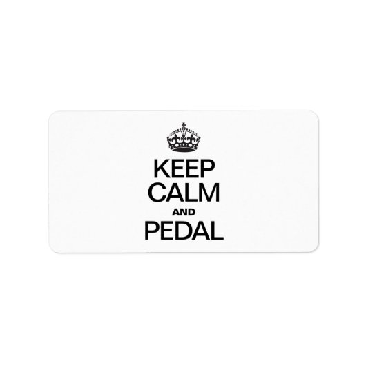 静保かなペダル ラベル (正面)