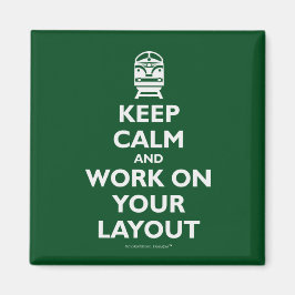 静保かなレイアウト – 電車 マグネット