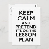 静保かなレッスン計画 ポストカード (正面/裏面)