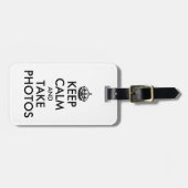 静保かな写真を撮おもしろいる ラゲッジタグ (正面横)