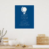 静保かな勉強の歴史 ポスター (キッチン)