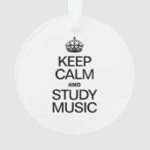 静保かな勉強音楽 オーナメント (裏面)