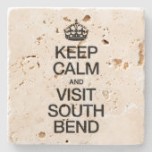 静保かな南曲がり ストーンコースター (正面)