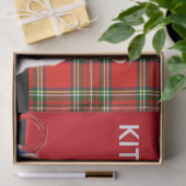 "静保かな子猫オン",赤いタータンチェック,猫茶パーティー 薄葉紙 (ギフト)