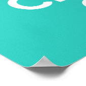 静保かな応援プリントポスター ポスター (角)