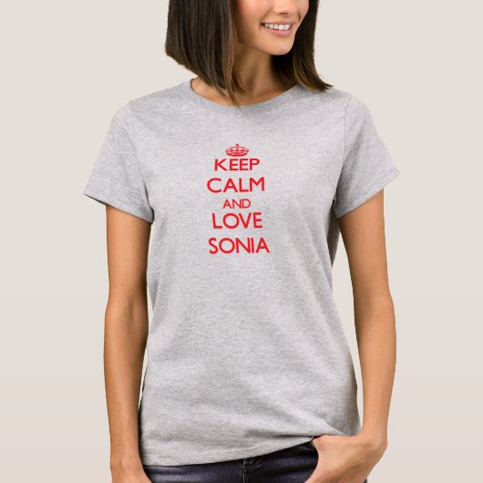 静保かな恋ソニア Tシャツ (正面)