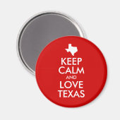 静保かな愛テキサス州レッド マグネット (正面/裏面)