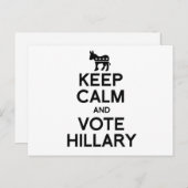 静保かな投票HILLARY.png ポストカード (正面/裏面)