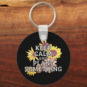 静保かな植え付け – 庭師 キーホルダー (正面)