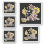 静保かな植え付け – 庭師 シール (正面)