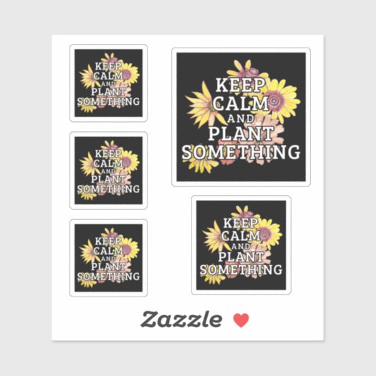 静保かな植え付け – 庭師 シール (シート)