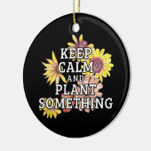 静保かな植え付け – 庭師 セラミックオーナメント (左)