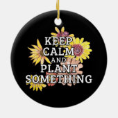 静保かな植え付け – 庭師 セラミックオーナメント (裏面)