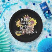 静保かな植え付け – 庭師 ペーパープレート (パーティー)