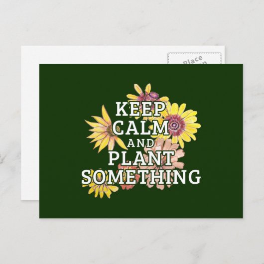 静保かな植え付け – 庭師 ポストカード (正面/裏面)