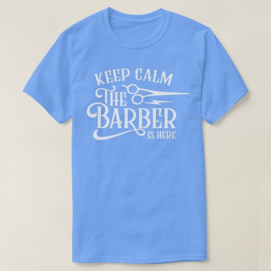静保かな理容師はこちら2 Tシャツ (デザイン正面)