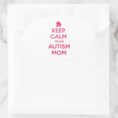 静保かな私は自閉症の母だ 楕円形シール (バッグ)
