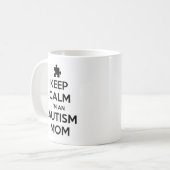 静保かな私は自閉症の母コーヒーマグ コーヒーマグカップ (正面左)