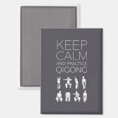 静保かな練習Qigong マグネット (正面/裏面)