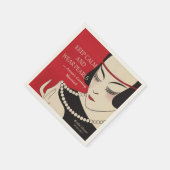 静保かな衣服パールデコシャワーナプキンス スタンダードカクテルナプキン (角)