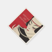 静保かな衣服パール紙ナプキンス スタンダードカクテルナプキン (角)