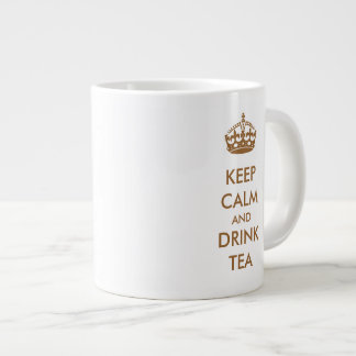 静保かな飲みティーブラウンナチュラルクラフト紙 ジャンボコーヒーマグカップ