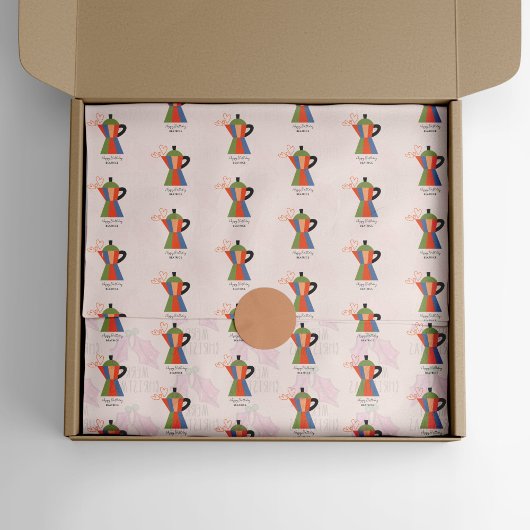 静保かな飲み心地のコーヒー引用文コーヒーポット 薄葉紙