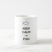 静保かな魚のコーヒーマグ コーヒーマグカップ (中央)