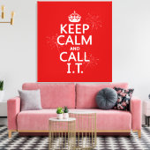 静保かなIT（任意の色） キャンバスプリント (インサイチュ (リビング))