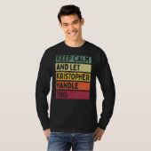 静保かなKristopherはこのレトロクを処理 Tシャツ (正面フル)