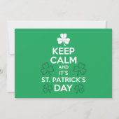 静保かなSt patricks dayアイルランド 招待状 (正面)