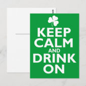 静保かなSt patricks dayユーモア ポストカード (正面/裏面)