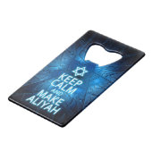 静保かにアリアを作る クレジットカード栓抜き (正面アングル)