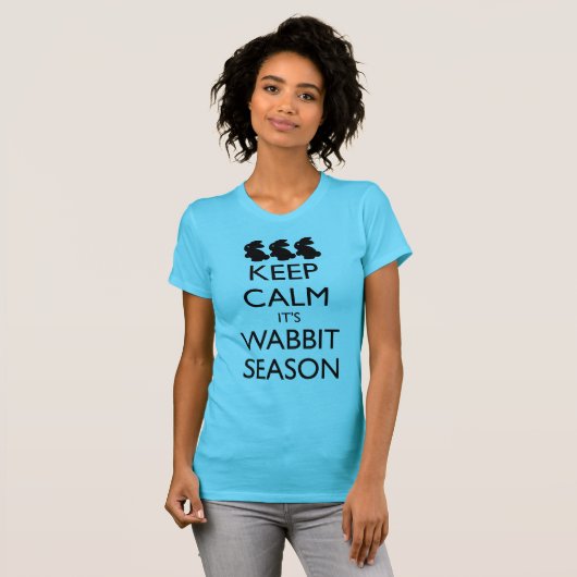 静保かにウサギの季節 Tシャツ (正面フル)