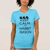 静保かにウサギの季節 Tシャツ (正面)