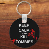 静保かにゾンビのキーチェーンを殺す キーホルダー (正面)