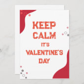 静保かにバレンタインデーのカード シーズンカード (正面/裏面)