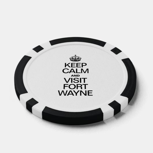 静保かにフォートワインを訪れる ポーカーチップ (シングル)