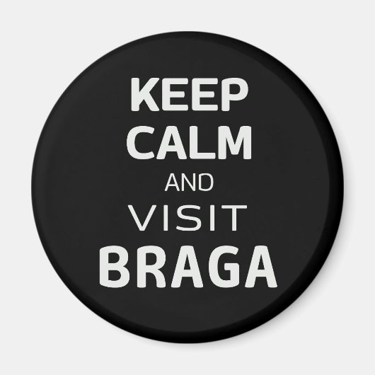 静保かにブラガを訪れる マグネット (正面)