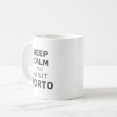 静保かにポルトを訪れる コーヒーマグカップ (正面左)