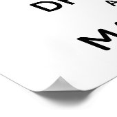 静保かにマルティーニを飲む ポスター (角)