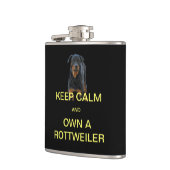 静保かにロットワイラーフラスコを所有 フラスク (左)