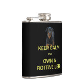 静保かにロットワイラーフラスコを所有 フラスク (右)