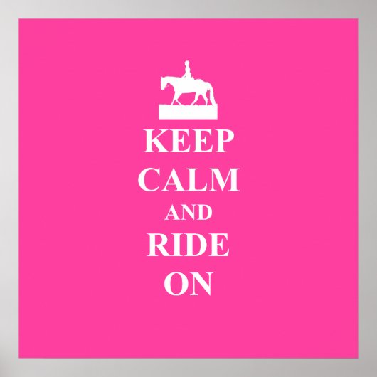 静保かに乗る（ピンク） ポスター (正面)