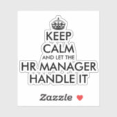 静保かに人事部長に任せおもしろいる シール (シート)