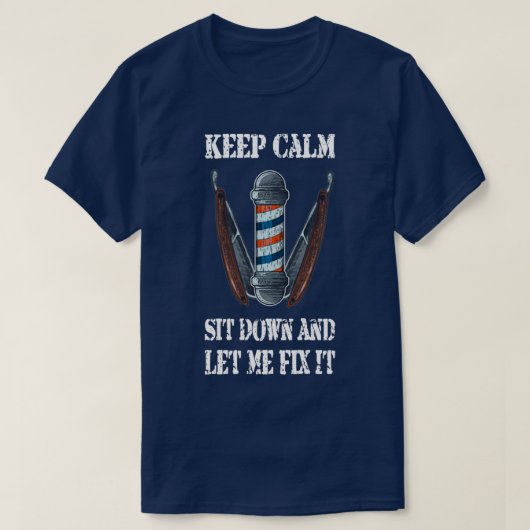 静保かに座って私に修正を行う3 Tシャツ (デザイン正面)