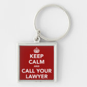 静保かに弁護士に電話する キーホルダー (正面)